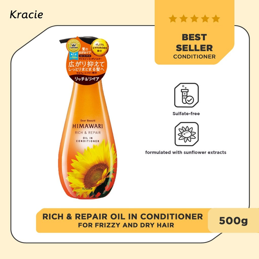 Dear Beaute Oil In Hair Conditioner (Rich & Repair) 500ml