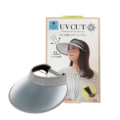 UV CUT Foldable Hat -Grey