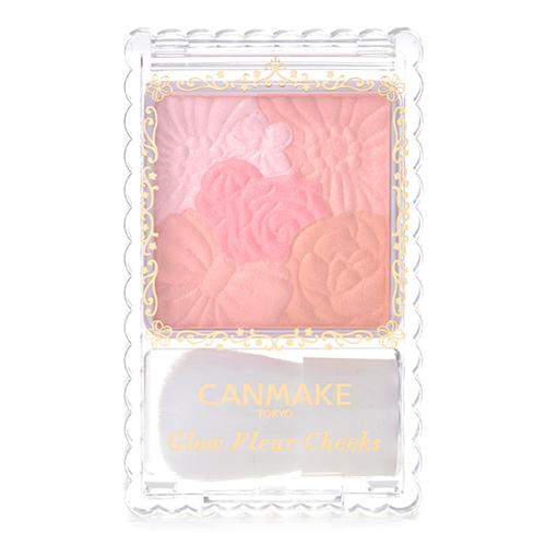 Canmake Glow Fleur Cheeks 01 Peach Fleur (1235408158762)