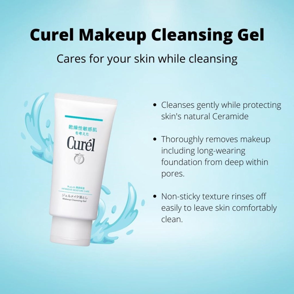 Kao Curel Intensive Moisture Care Makeup Cleansing Gel 130g