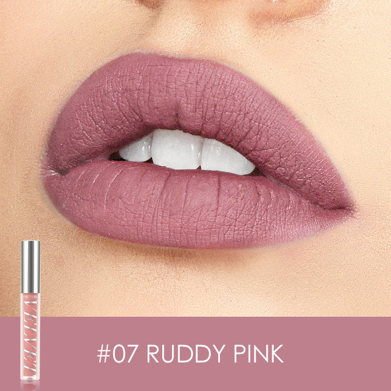 Focallure Velvet Liquid Lipstick 07 Ruddy Pink