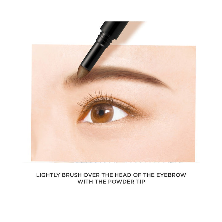 Browlash EX Water Strong W Eyebrow Gel Pencil & Powder Light Brown