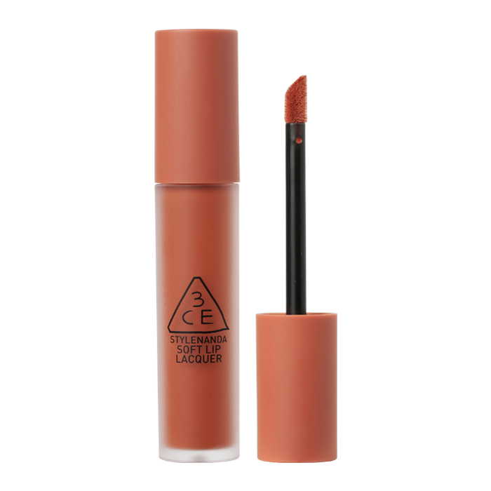 3CE Soft Lip Lacquer #Tawny Red