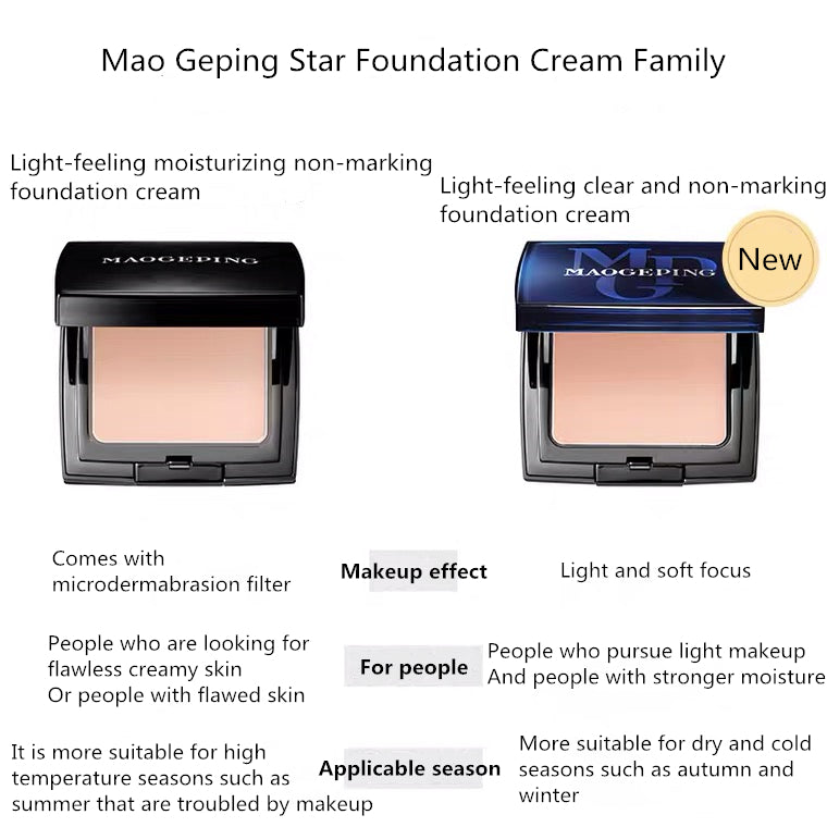 Maogeping Luminous Transparent Cream Foundation 2.0