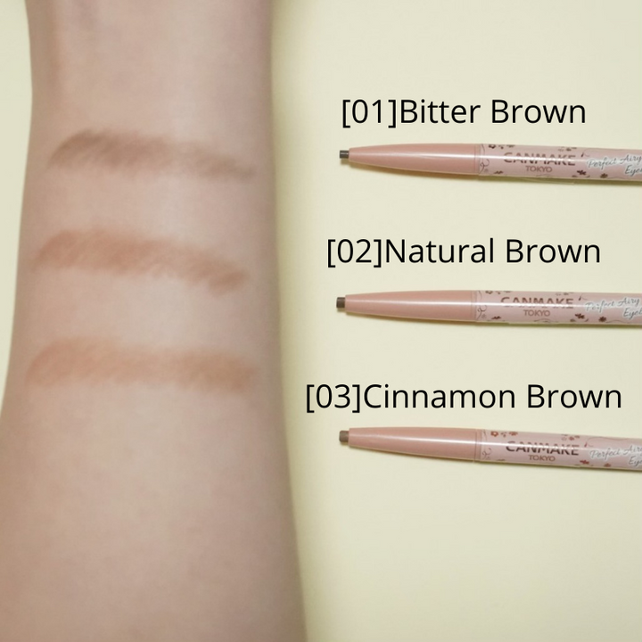 Canmake Perfect Airy Eyebrow 01 Bitter Brown
