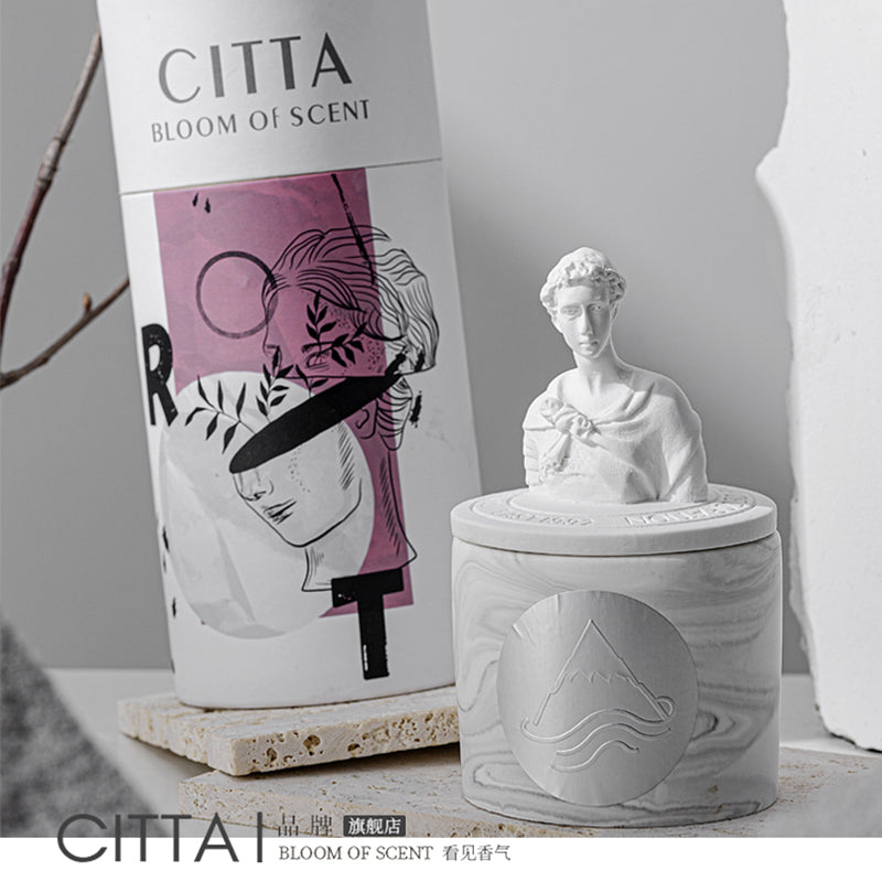 Citta Bloom of Scent Plaster Fragrance Candle