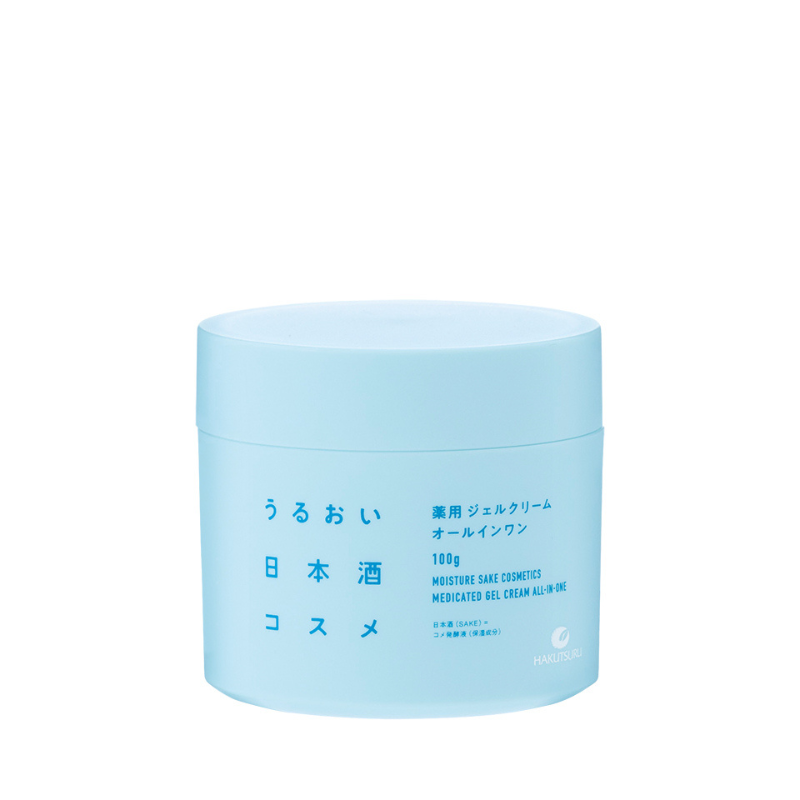 Hakutsuru Moisture Sake Cosmetics Medicated Gel Cream All-In-One 100g