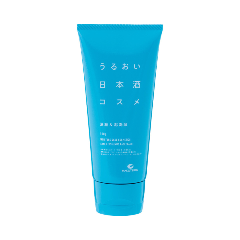 Hakutsuru Moisture Sake Cosmetics Sake Lees & Mud Facewash 100g