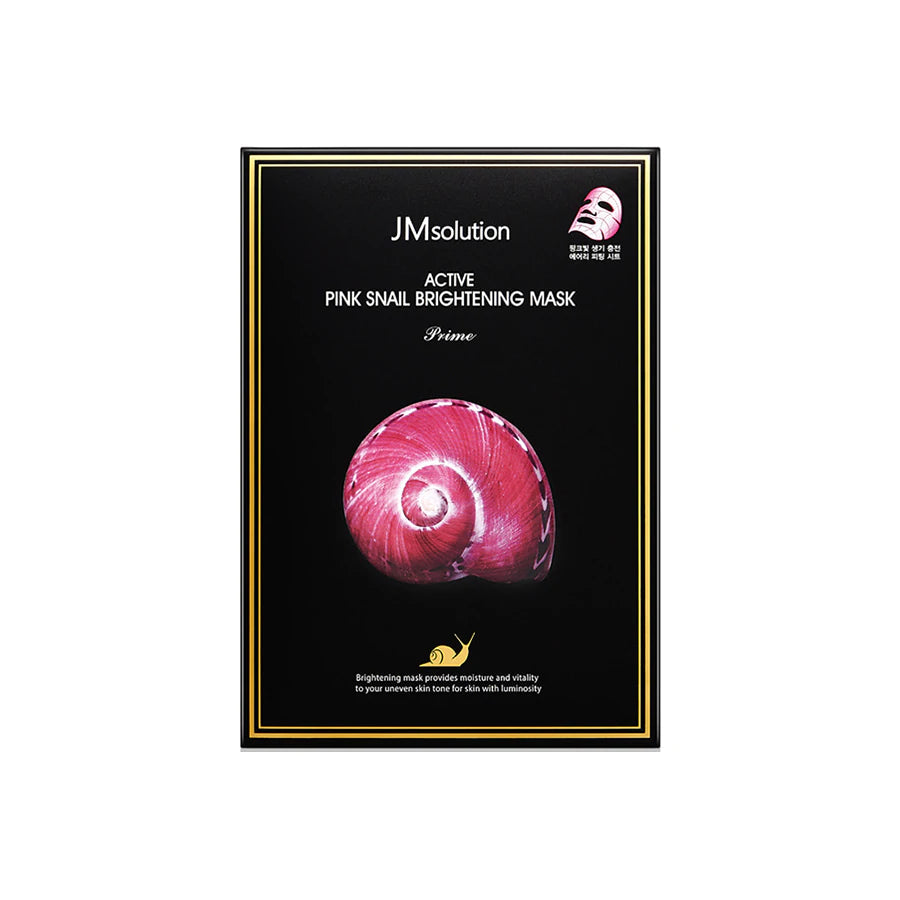 JM Solution Active Pink Snail Brightening Mask 1Pcs