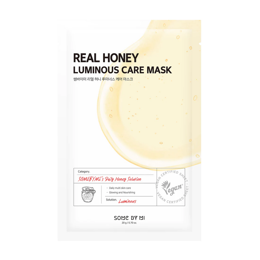 Some By Mi Real Honey Luminous Care Mask 1Pcs