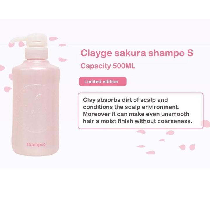 Clayge Shampoo Sakura 500ml N