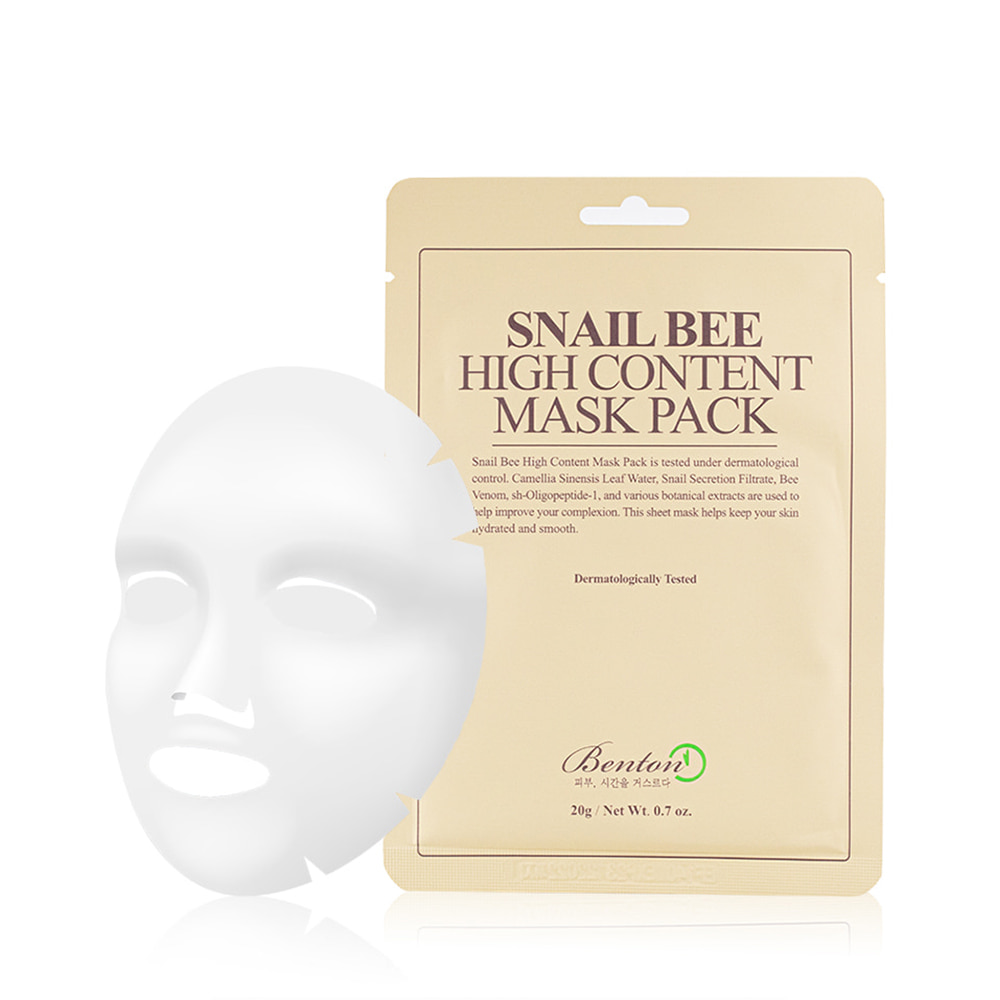 Benton Snail Bee High Content Mask 20g 1Pcs