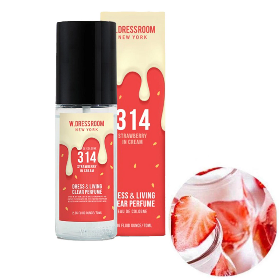 W.DRESSROOM Dress & Living Clear Perfume No.314 Strawberry In Cream 70ml