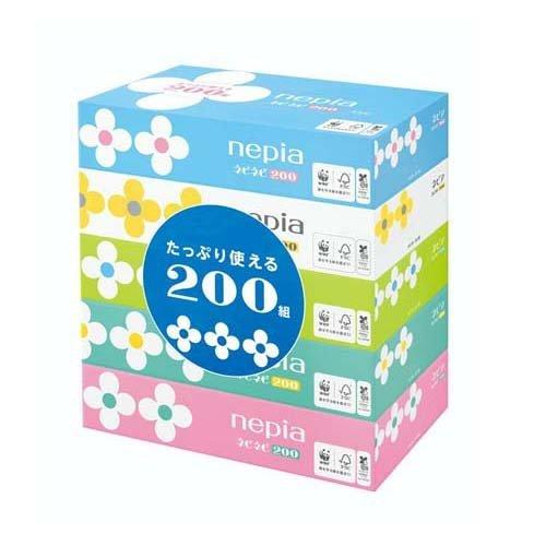 Nepia Tissue 200 Pairs 5 packs