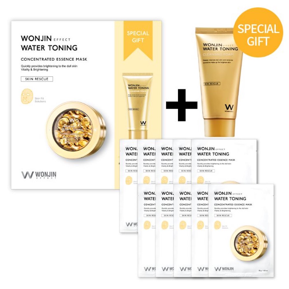 Wonjin Effect Water Toning Mask & Cleansing Special Kit (4463564619840)
