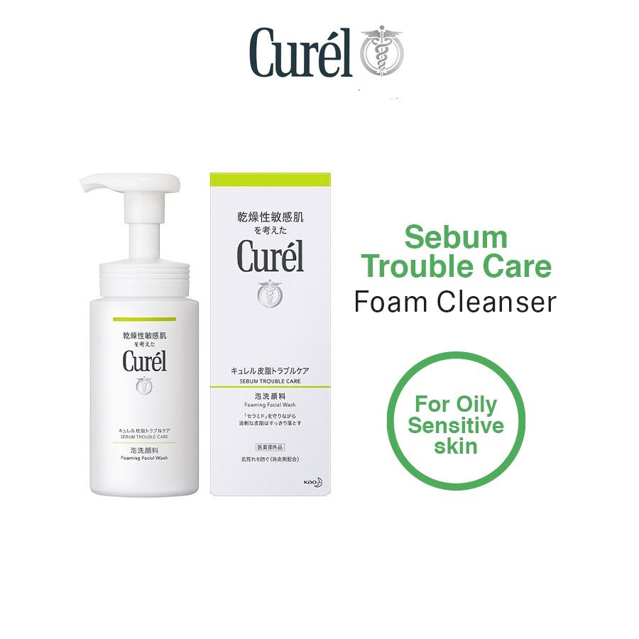 Kao Curel Skin Oil Trouble Care Foam Cleanser 150ml