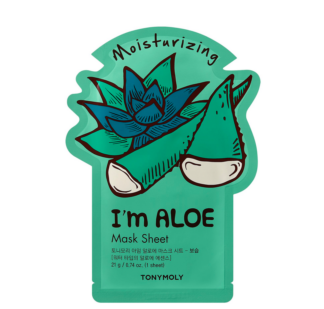 Tony Moly I`m REAL Aloe Mask Sheet Moisturizing 1Pcs