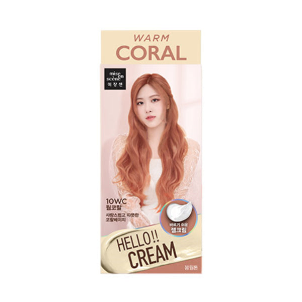 Mise En Scene Hello Cream Hair Color - Warm Coral 10 WC