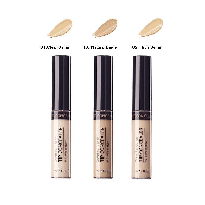 the SAEM Cover Perfection Tip Concealer 02 Rich Beige