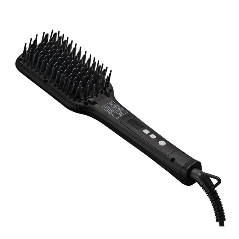 Salonia Black Straight Heat Brush (3925616853034)