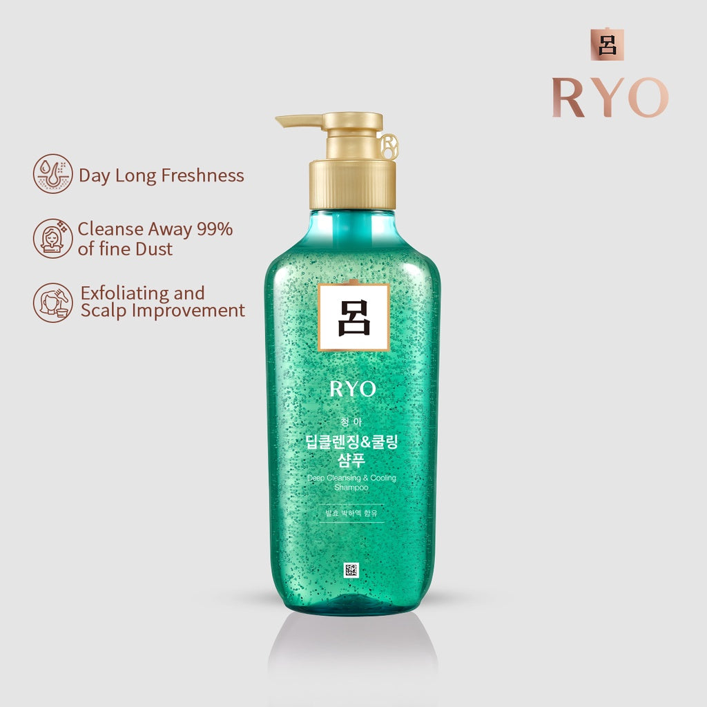 Ryo Deep Cleansing & Cooling Shampoo 550ml