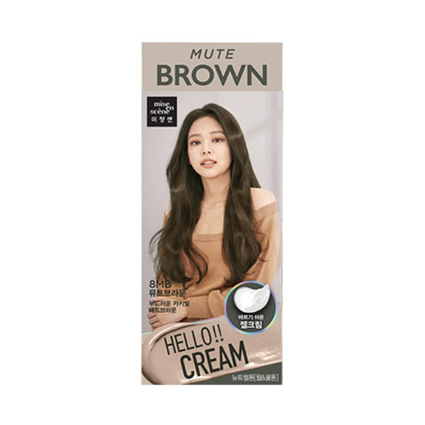 Mise En Scene Hello Cream Hair Color - Mute Brown 8MB (5550875607189)