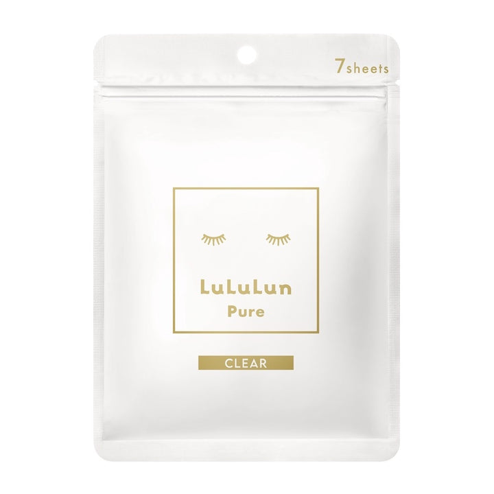 LuLuLun Face Mask Pure White 6FS 7 sheets