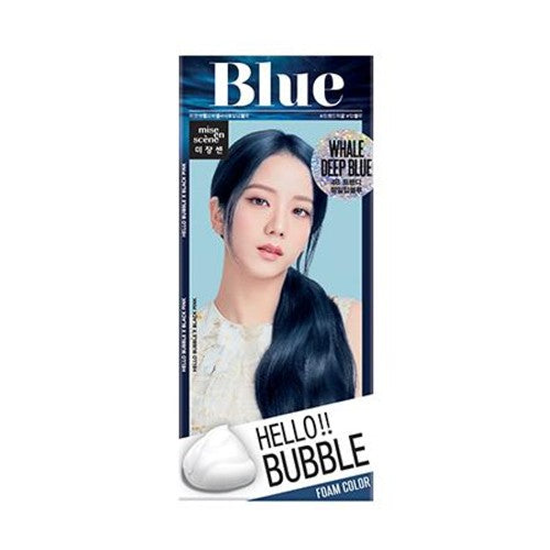 Mise En Scene Hello Bubble Hair Foam - Whale Deep Blue 4B (5746692063381)